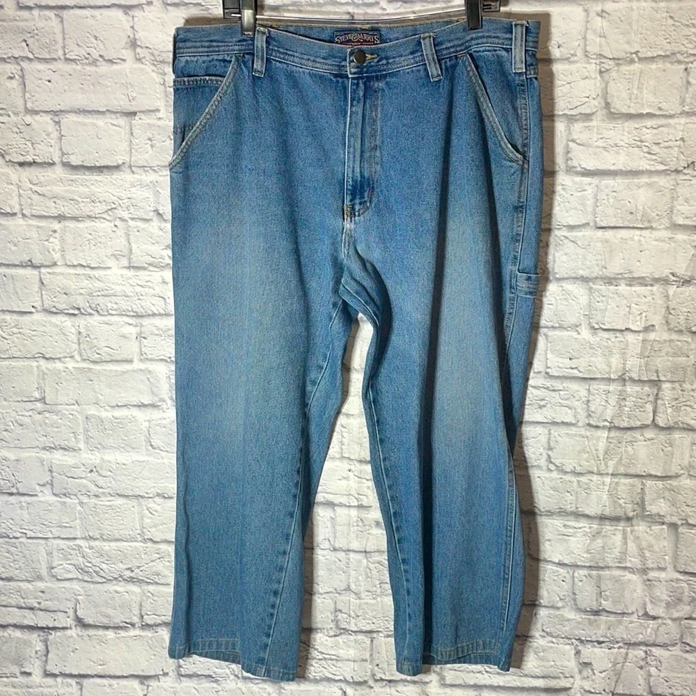 Vintage Steve & Barry’s Classic Casual Cargo Pocket Carpenter Jeans Short Pants